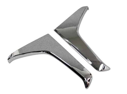 【First choice】「フォレスター に適合(For Forester)5代目 SK系 2018年〜」リアウインド サイドパネル メッキ調2枚セット カバー ガーニッシュ 社外品