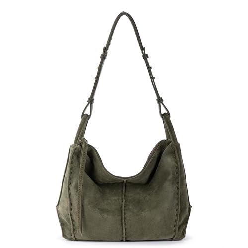Image of The Sak Los Feliz Hobo Purse - Premium Large Leather Women's Handbag for Everyday & Travel - Durable Purse With Zipper Pocket