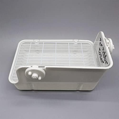 Litter Box Toilet for Small Animal Corner Litter Pan Potty Trainer Cage Toilet Bedding Box Corner Litter Pan for Hamster for for Rabbits Small Animal for Guinea - 3
