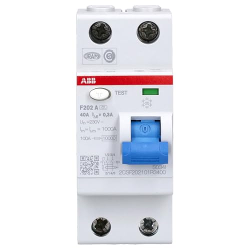 Abb F202 A 40A 300MA Interr.Differenz. Puro 2P White - 2