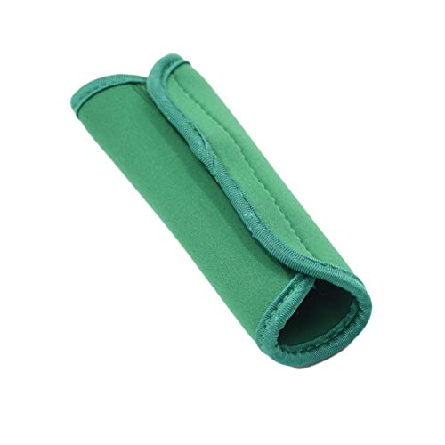 Preisvergleich Produktbild Bequemer Neopren-Gepäckgriffgriff-Griff weicher Identifier-Kinderwagengriff Schutzabdeckung für Reisetasche Gepäck-Koffer - Grün