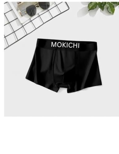 Image of Men's Ice Silk Boxer Briefs for Men | Ultra Soft Breathable Stretch Trunks | Moisture Wicking Quick Dry Innerwear | Comfortable Elastic Waist | Solid Colors