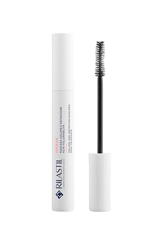 Rilastil Difesa Make Up, Mascara Volume e Definizione con Mix di Cere Vegetali per Occhi Sensibili, 10 ml