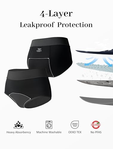 Incontinence Underwear for Women Leak Proof Protective Underwear 5 Pack3