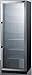 Summit Appliance SCR1401 Full-Size Commercial Beverage Merchandiser with Stainless Steel Interior, Digital Thermostat, Frost-Free Operation, Self-Closing Glass Door, Lock and Black Cabinet