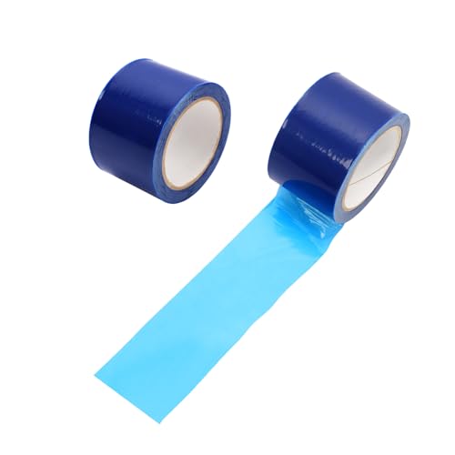 TCT-MOTORPARTS 2PCS Surface Protective Removable Scratch Film Tape Roll Blue 2.36 inch x 328 ft Blue