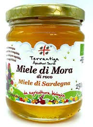 Miele biologico di mora sarda. 3 pz x 250 gr