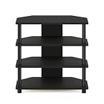 Furinno Turn-N-Tube Easy Assembly 4-Tier Petite Entertainment Center / TV Stand / TV Unit / TV Desk, Blackwood - Image 5