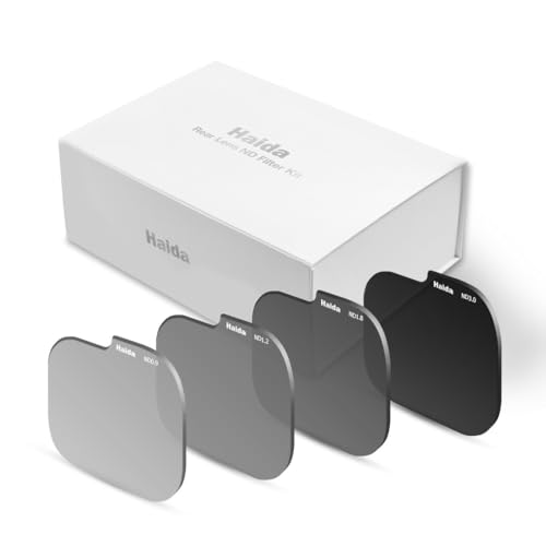 The kit's ND 0.9, ND 1.2, ND 1.8, and ND 3.0 filters fornisce rispettive 3, 4, 6, and 10-stop exposure reduction. Questi filtri sono costruiti in vetro ottico per chiarezza e colore fedeltà. Filtri a densità neutra non influenzano la colorazione dell'immagine e sono ideali per accoppiarsi con altri filtri.