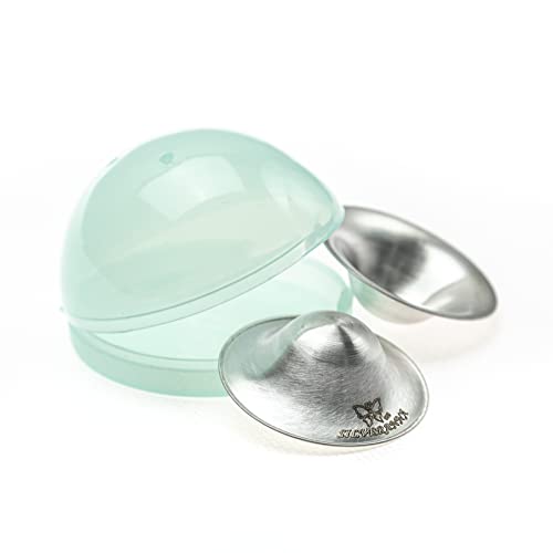 Image of The Original Silver Nursing Cups, Nipple Shields for Nursing Newborn, Nipple Protector for Breastfeeding, Nipple Covers Breastfeeding, No Need Nipple Cream, Newborn Essentials Must Haves