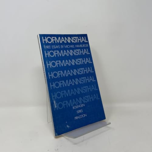 Hofmannsthal: Three Essays 0691017670 Book Cover