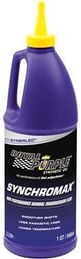 Miniatura 2 de Royal Purple 01512 Juego de 4 botellas Synchromax de 1 cuarto de galón de líquido de transmisión manual