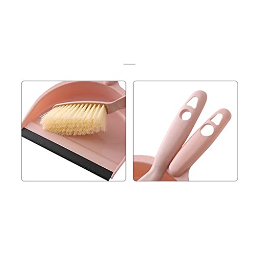 Kehrschaufel-Set, für den Schreibtisch, Mini-Besen, Besen, Reinigungsbürste, Kinder-Müllschaufel (Bildfarbe) – Bild 4