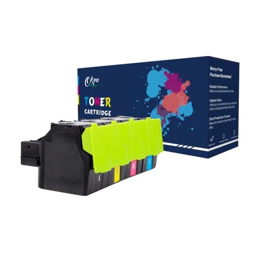 Okra Tóner 702H Compatible con 702HK 702HC 702HM 702HY Lexmark 70C2HK0 Lexmark 70C2HC0 Lexmark 70C2HM0 Lexmark 70C2HY0 para Lexmark CS310n CS310dn CS410n CS410dn CS410nw CS410dtn CS510de CS510dte