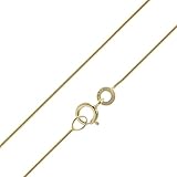 schlangenkette gold 333 Die zeitlose Damen Halskette ist sehr hochwertig verarbeitet. Qualität Made in Germany Sehr bequem zu tragen. Inklusive Mikrofaser-Reinigungstuch