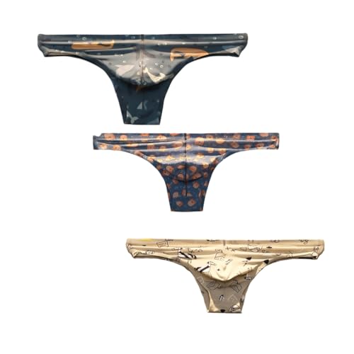 GAOGAO New Men youth Bikinis Ice Silk Low Waist Briefs Sexy Sweat Absorbing Fitness Sport Underwear