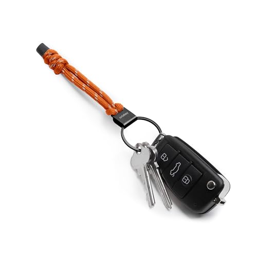 Image of orbitkey Urban Loop Keychain - Paracord Wrist Lanyard with Stainless Steel Quick-Release Lock