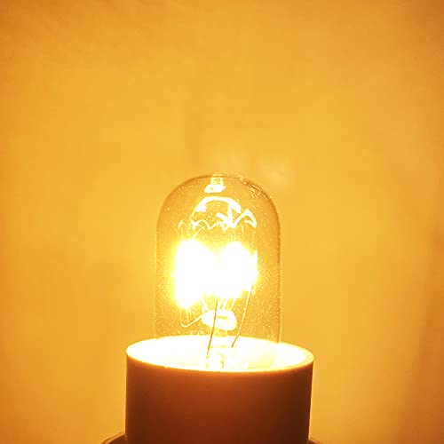 15W E14 Screw Salt Lamp Bulbs 230V, Scentsy Warmer Bulb Small Edison SES Warm White 2700K, Sewing Machine Light Bulb, Pygmy Fridge T20 Tubular Incandescent (5-Pack)