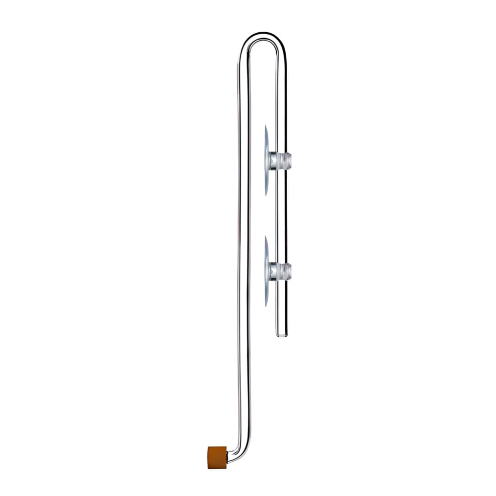DONGKER CO2 Diffuser,Acrylic Hanging CO2 Atomizer With Suction Cups & Bubble Counting Function for 4mm/0.16" I.D. CO2 Tube