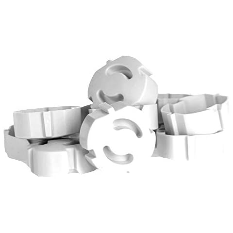 Offgridtec® 12 Stk. Kindersicherung für Steckdose steckbar Steckdosensicherung für Kleinkind Baby zum stecken Cover