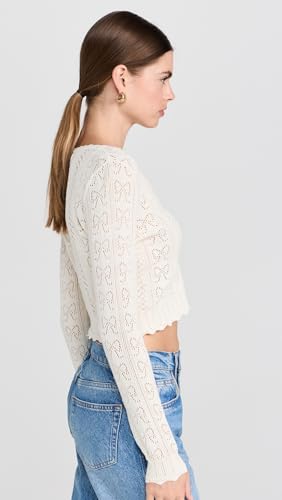 LOVESHACKFANCY Women's Petra Cardigan4