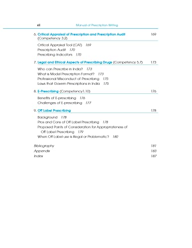 Image of Manual Of Prescription Writing With Cases Scenarios 2Ed (Pb 2024): 2
