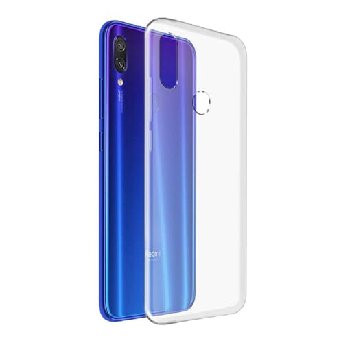Image of COVERBLACK Rubber Back Cover for Mi Redmi Note 7S - Transparent