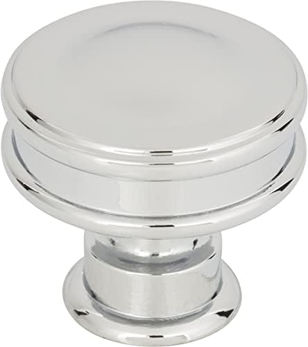 Atlas Homewares A100-CH Oskar Collection Knob, Polished Chrome