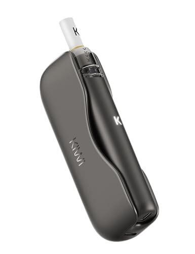 KIWI 2 Starter Kit, nouvelle cigarette électronique KIWI 2, 400 mAh, Powerbank 1800 mAh, 1,8 ml, sans nicotine, sans e-liquide (Iron Gate)