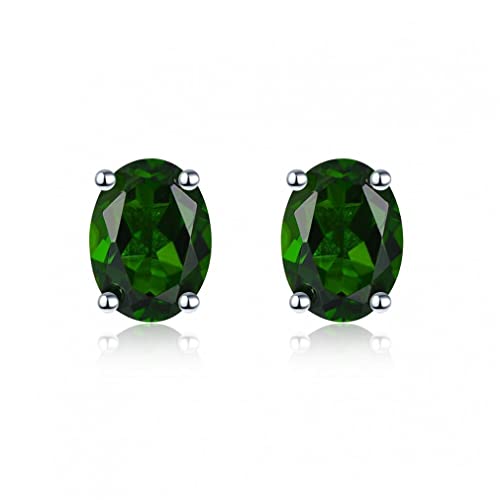 Boucles d'oreilles améthyste 2.23CT anti-allergie en bijoux solides pour femmes