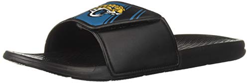 Image of FOCO mens NFL Team Logo Legacy Sport Slide Sandals