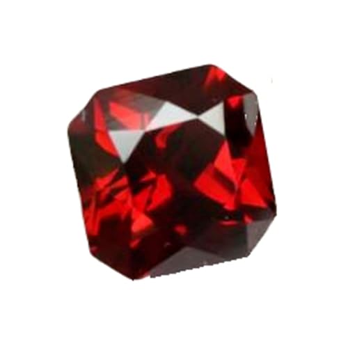 Grenat rouge naturel de taille coussin 8,4mm, gemme facettée de haute qualité
