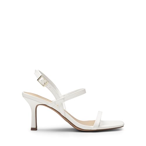 Image of DREAM PAIRS Womens Slingback Heels Square Open Toe Strappy Sandals Ankle Strap High Heeled Dressy Shoes