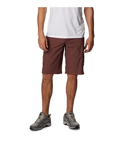 Image of Columbia Men's Regular Fit Shorts (AM4723 Cypress Heather Camo Print 40)