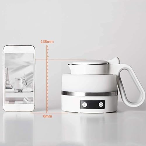 Tetera eléctrica plegable portátil para viaje miniatura 7