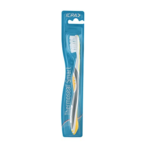 Image of Thermoseal Smart manual Toothbrush for adults with Tongue Cleaner (Multicolor,Pack of 6)