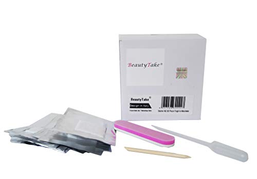 BeautyTake – Kit iniciación 30 hojas aluminio esponja