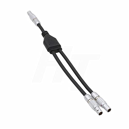 Cable divisor de 2 pines macho HangTon soluciona falta de energía en Teradek Bond 2