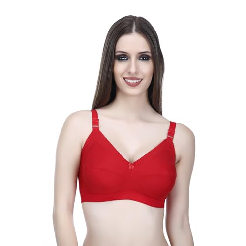 Image of Elina Women's Hosiery Non-Padded Wire Free Regular Bra