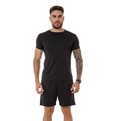 Conjunto Camisa e Short Masculino Dry Fit Academia Esportivo