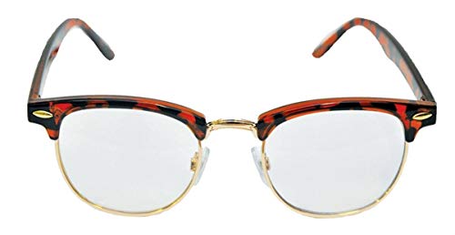 MORRIS COSTUMES Glasses Mr 50'S Clear