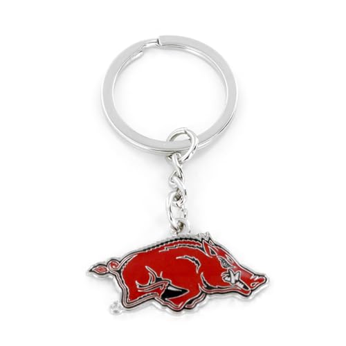 aminco NCAA Arkansas Razorbacks Team Logo Keychain