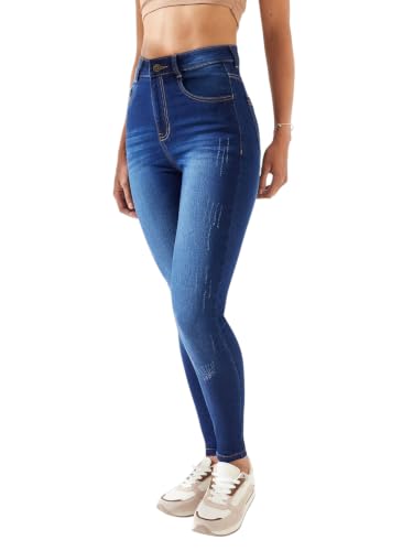 Image of Dolce Crudo Distressed High Rise Skinny Jeans for Women