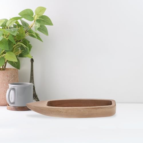 Decoración náutica de madera PRETYZOOM miniatura accesorios manualidades hogar mini 5