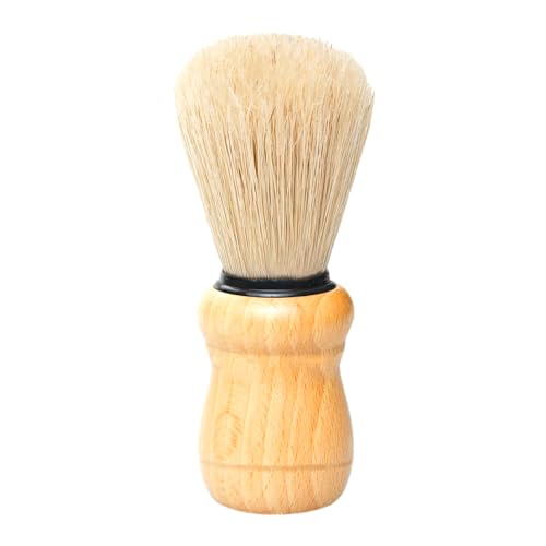 Shaving Brush Badger Friendly Hair Brush with Elegant Design Wooden Grip Professional Hair Salon Tool for Men’s Wet Shaving
