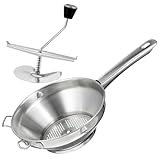 Polyvalence culinaire : Adaptée au pressage des pommes de terre, patates douces, citrouilles et autres fruits ou légumes, elle répond aux besoins des amateurs de cuisine maison souhaitant varier leurs recettes avec simplicité