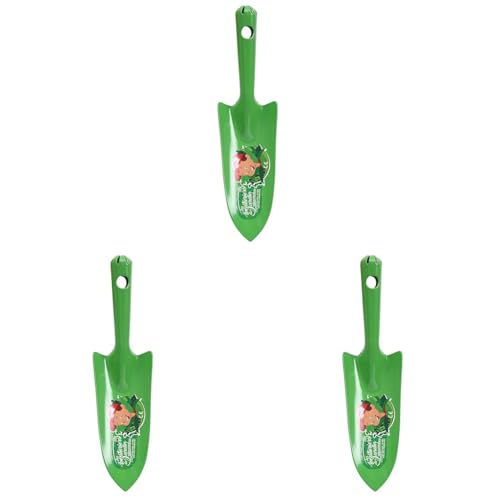 Mini Transplantoir Tout Acier Vert (Lot de 3)