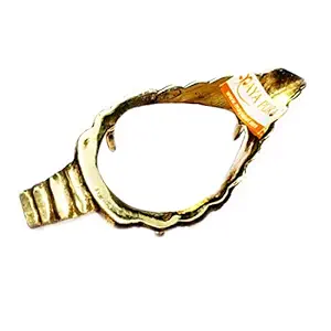 MAYAPURI Brass Shankha Stand for Puja, Sankha Stand for 4-7 inch Shank (Pack of 1)