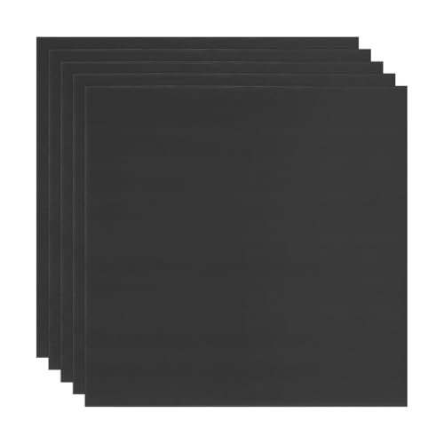 Image of M METERXITY 5-Pack Corrugated Plastic Sheets, 20 Inch x 20 Inch Waterproof Blank Corrugated Poster Board Yard Signs for Garage Sale /Office /Classroom /Party /Lawn Sign Road [5mm Thick, Black]
