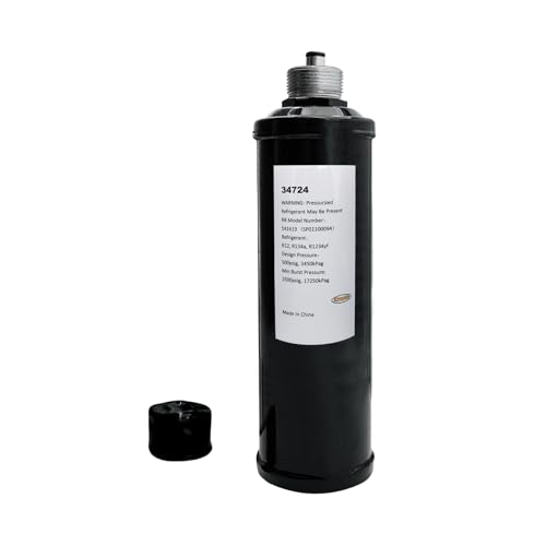 34724 A/C Recycling Filter Drier for Robinair Refrigerant Recovery Recycling Recharge Stations for 34788ni 34788 34988 34700 34700-2K 34700Z 17700-2K 34134A 34134-2K 342000 34234 Spin-On Filter